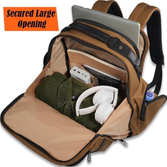 WELKINLAND 24H Business Laptop Backpack - 28L Durable Professional Backpack for - Picture 3 of 7